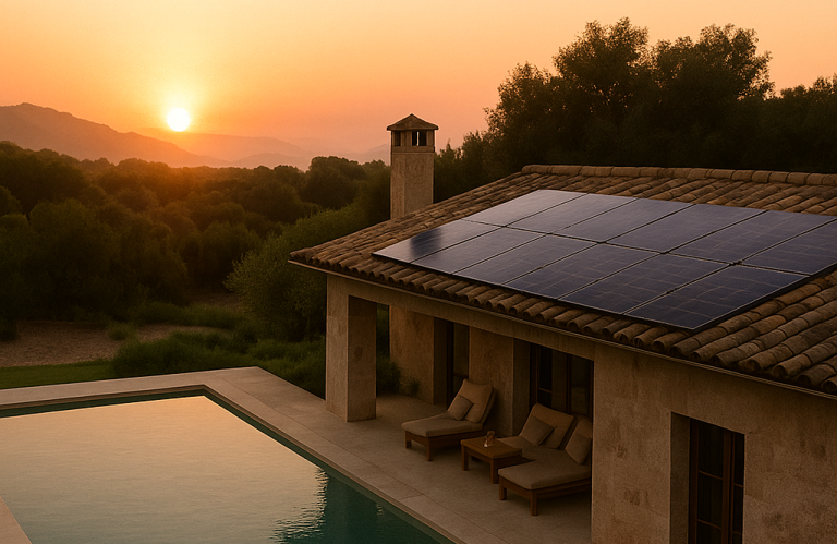 Solserra - your personal solar supplier in Mallorca Solarenergy Mallorca for villas & second homes